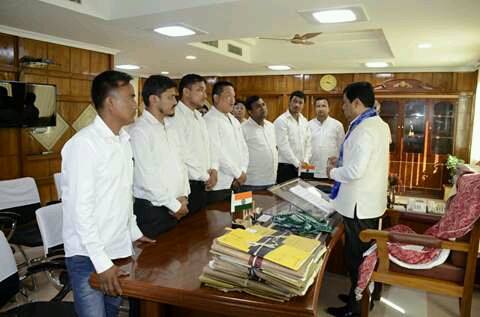 Delegation also met the honorable chief minister of Assam Shri Sarbananda Sonowal Delegation also met the honorable chief minister of Assam Shri Sarbananda Sonowal