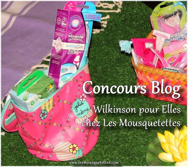Concours Wilkinson pour Elles - Blog beauté Les Mousquetettes©