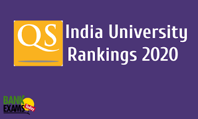QS India University Rankings 2020: Highlights