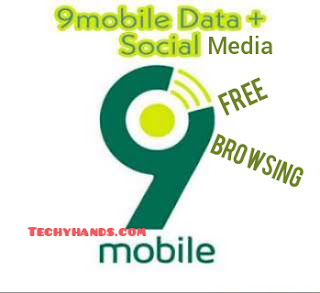 9Mobile Data Plans with Free browsing on Social Media