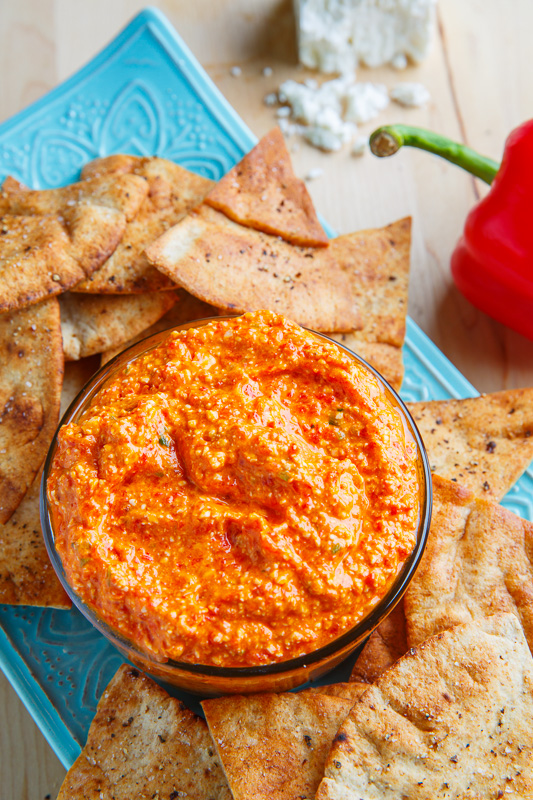 Htipiti (Greek Roasted Red Pepper and Feta Cheese Dip) Htipiti (Greek Roasted Red Pepper and Feta Cheese Dip)