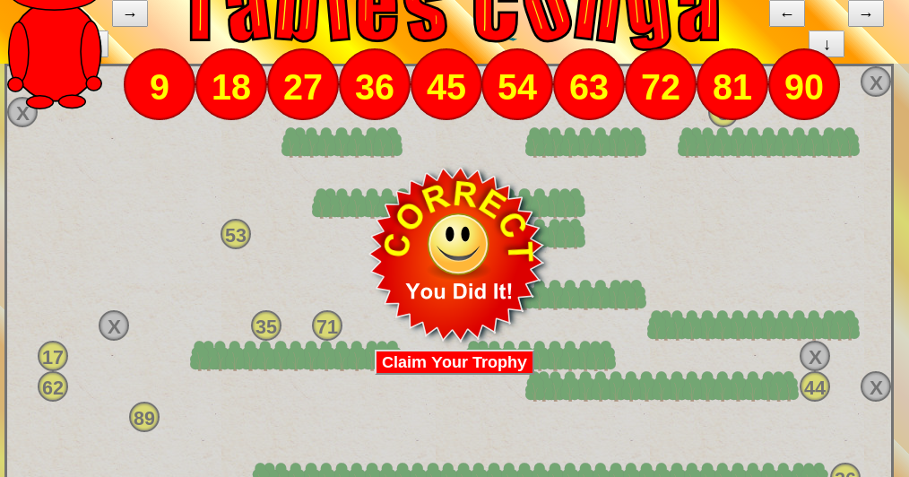 Jack Panmure Bridge School Transum Tables Conga