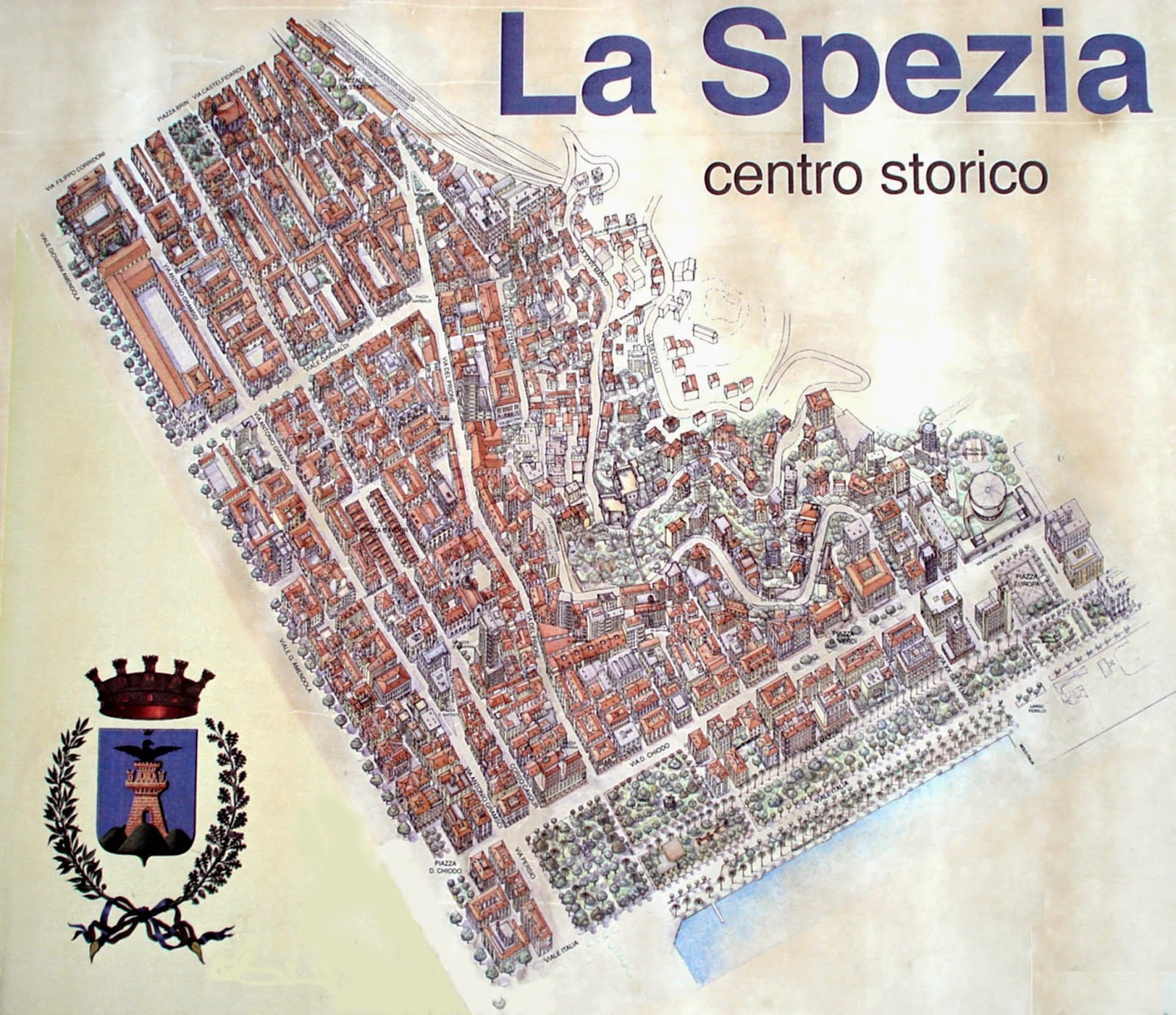 La Spezia Tourist Map