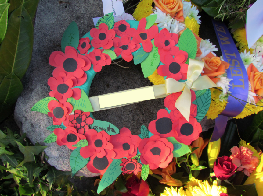 Living by the Guide Law ANZAC Day handmade wreath
