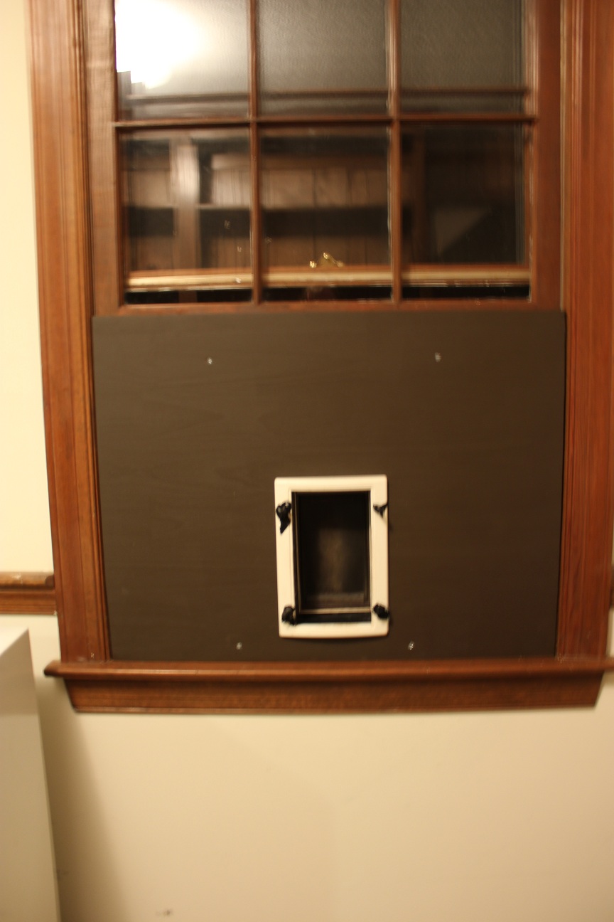 *The Handcrafted Life* How To Build a Custom Cat Door in a Window