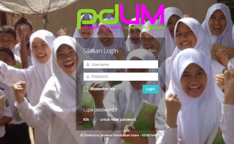 Format Username dan Password Aplikasi PDUM 