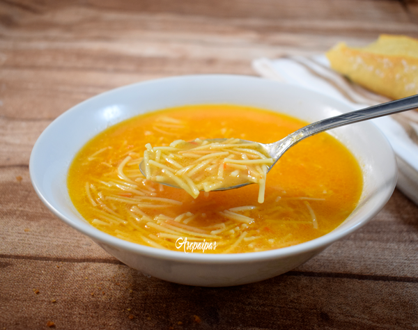 Sopa de Fideos a la Mexicana. Vídeo Receta Sopa de Fideos a la Mexicana. Vídeo Receta