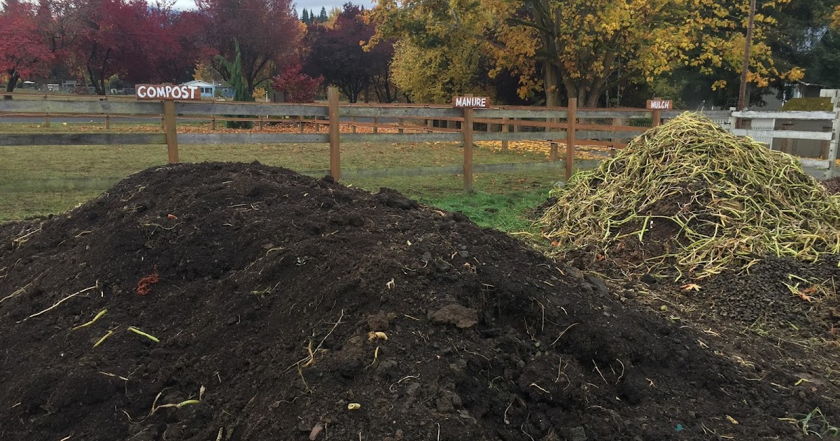 Community Compost, Manure and Mulch Piles