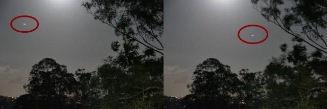 Strange bright UFO spotted over Brisbane, Australia during full moon rising UFO%2Bbright%2BBrisbane%2BAustralia