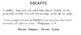 Philippians 3:14 Giraffe