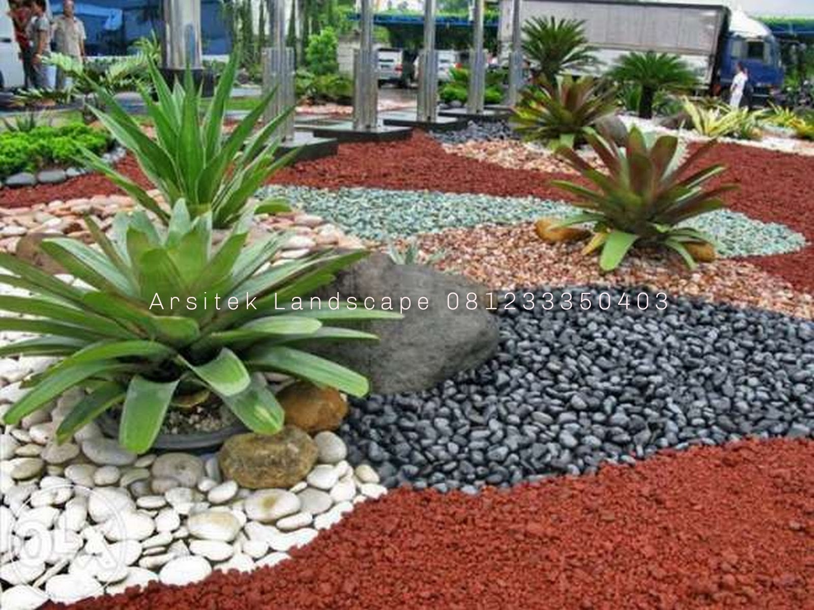 Inspirasi Gambar Taman Kering Mudah Perawatannya - Jasa Pembuatan Taman