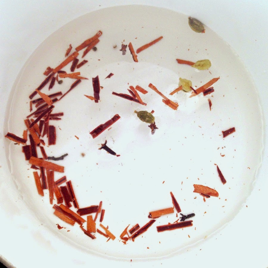Homemade masala chai