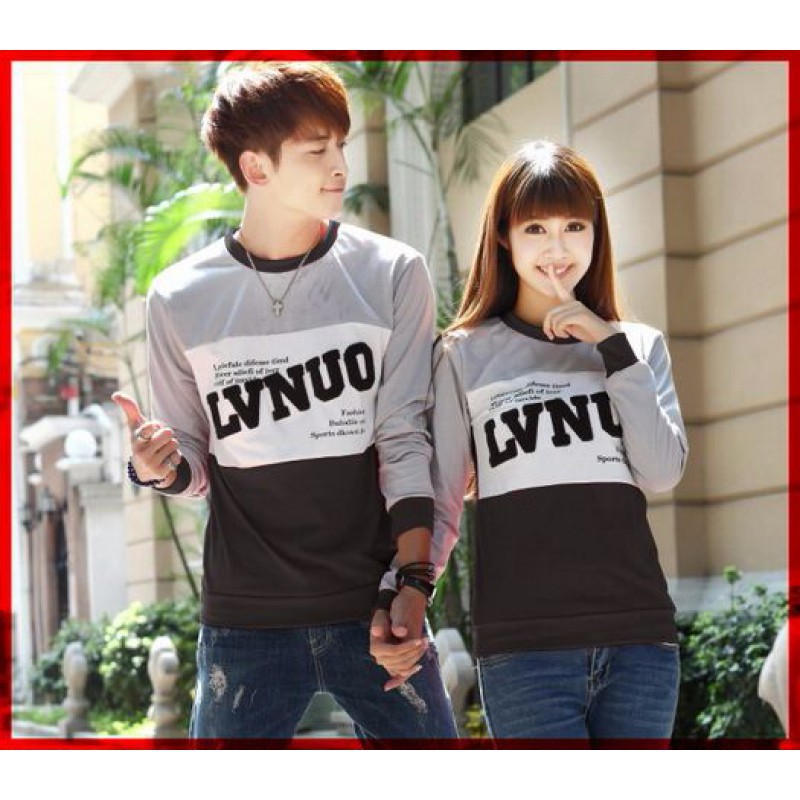 Jual Online Sweater LVNUO Abu Hitam Murah Jakarta Bahan Babytery Terbaru Jual Online Sweater LVNUO Abu Hitam Murah Jakarta Bahan Babytery Terbaru