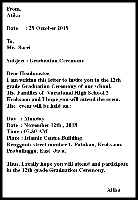 Invitation Card And Letter Invitation Card And Letter