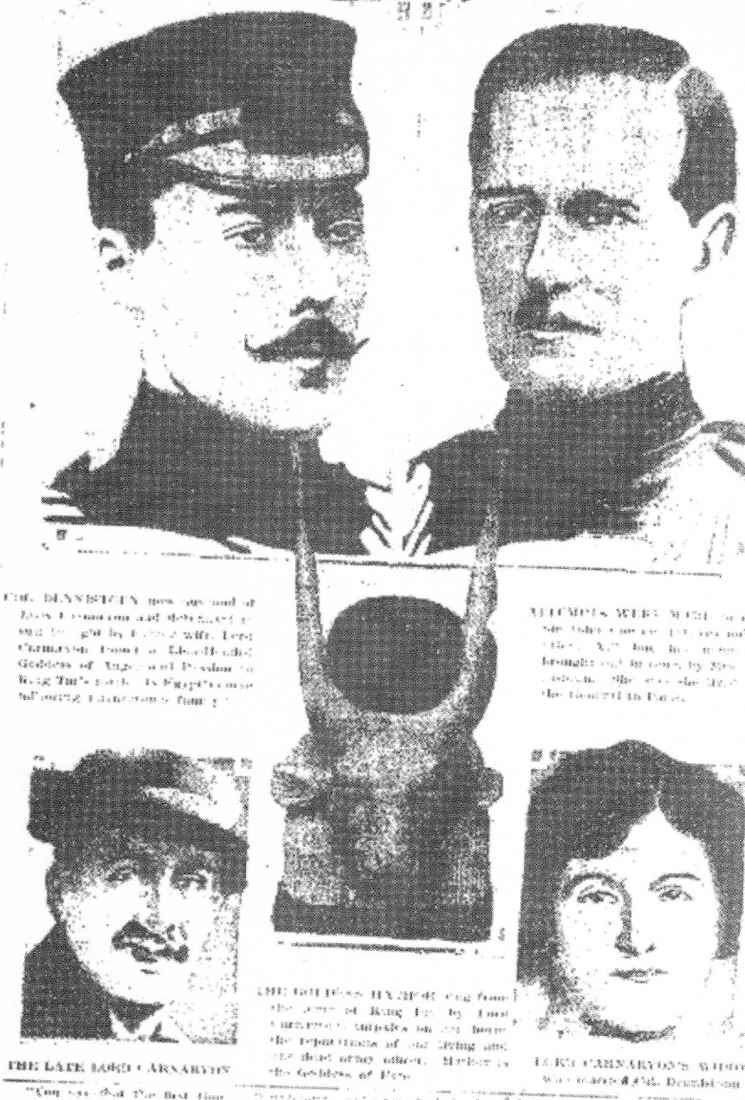 Death of Lord Carnarvon In Cairo in 1923 Lord Carnarvon of