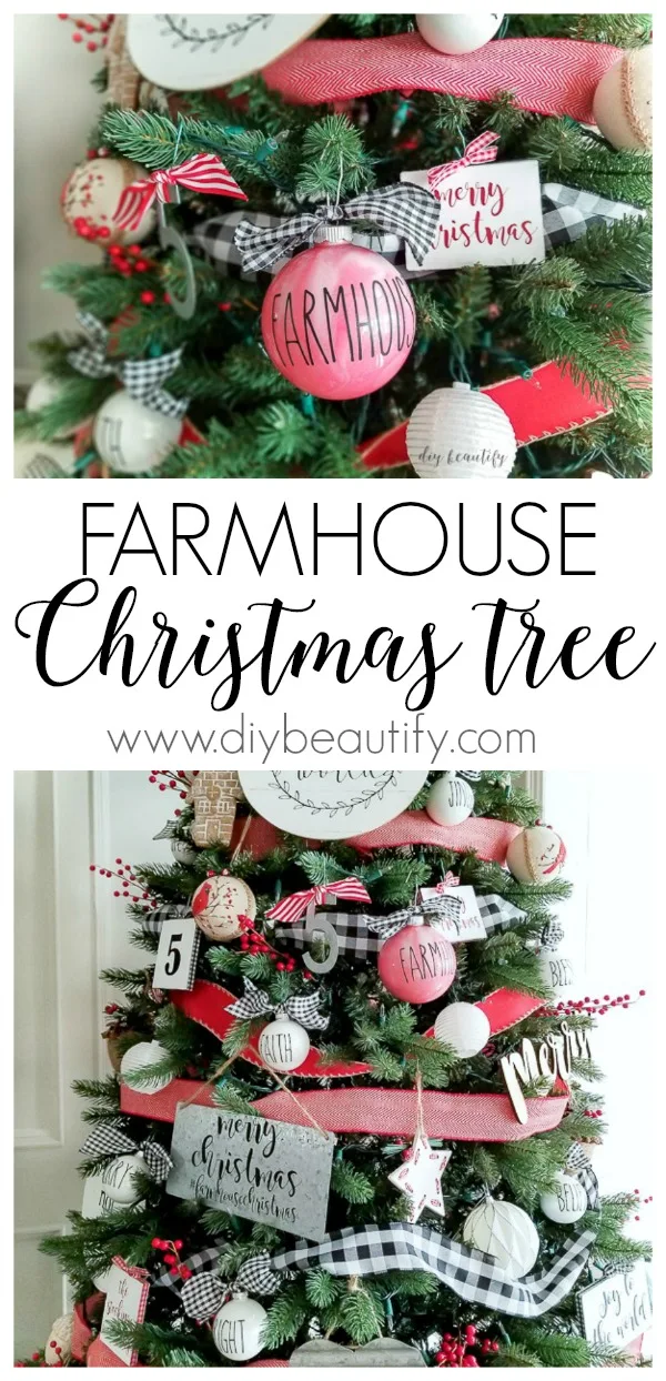 farmhouse Christmas tree