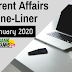 Current Affairs One-Liner: 16th January 2020