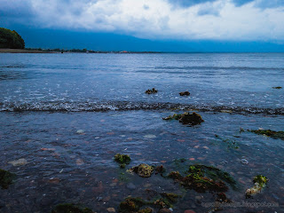 Seawater Beach Environment Of The Fishing Beach At Umeanyar Village, North Bali, Indonesia