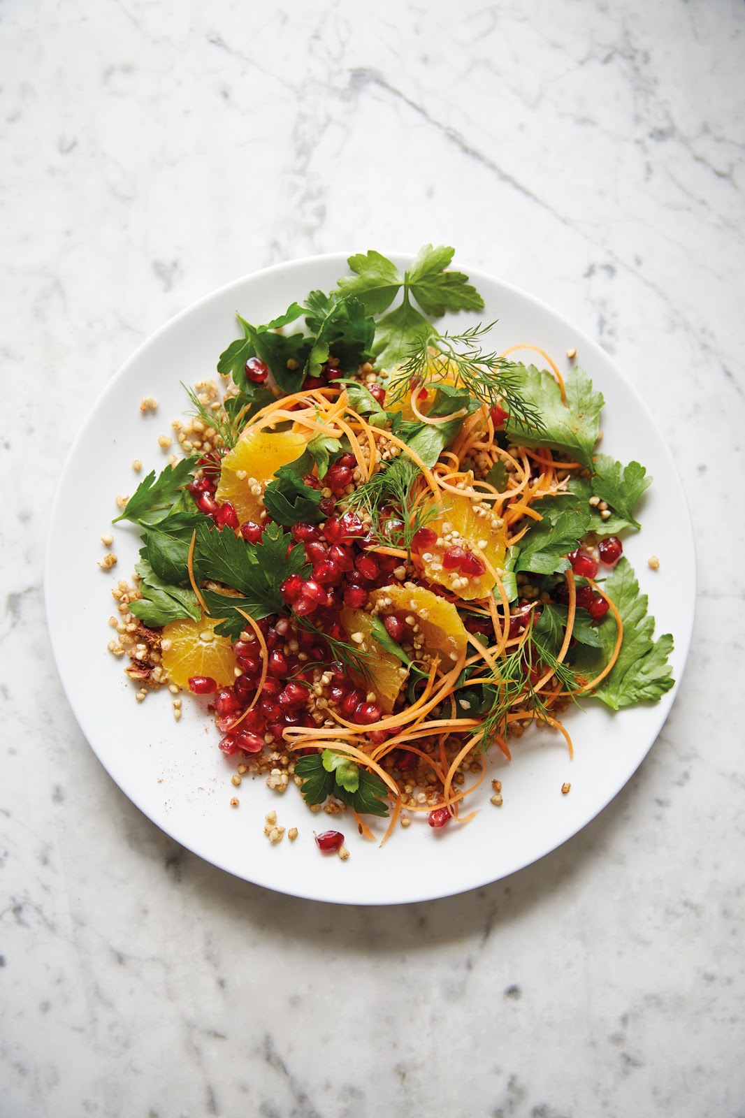Pomegranate, Parsley & Buckwheat Salad | Foodie Quine - Edible Scottish ...