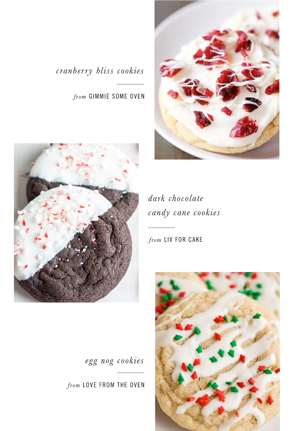 merry & sweet - holiday cookie & treats recipe roundup