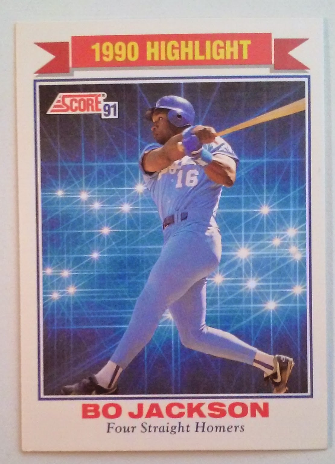 Phungo ANNIVERSARY 1990 08 26 Bo Jackson Hits last of 4 Consecutive