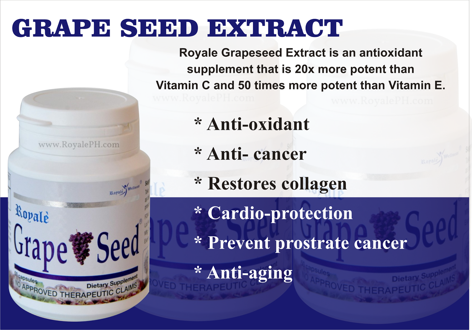 Royale Skincare Product GRAPE SEED EXTRACT