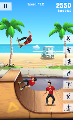  لعبة Flip Skater مهكرة جاهزة للاندرويد, لعبة Flip Skater مهكرة بروابط مباشرة