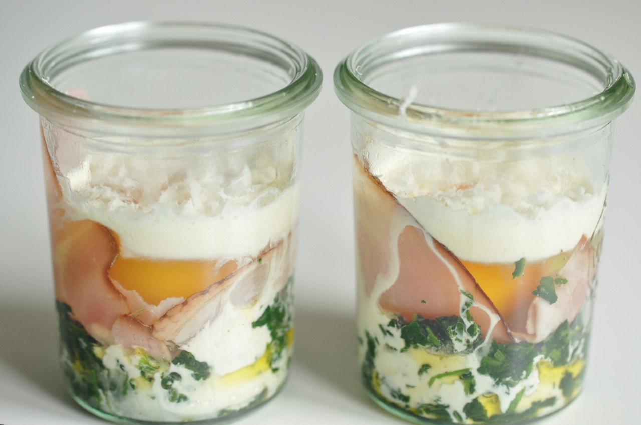 Kokette Eier im Glas oder Florentinisches Ei en cocotte | ziiikocht