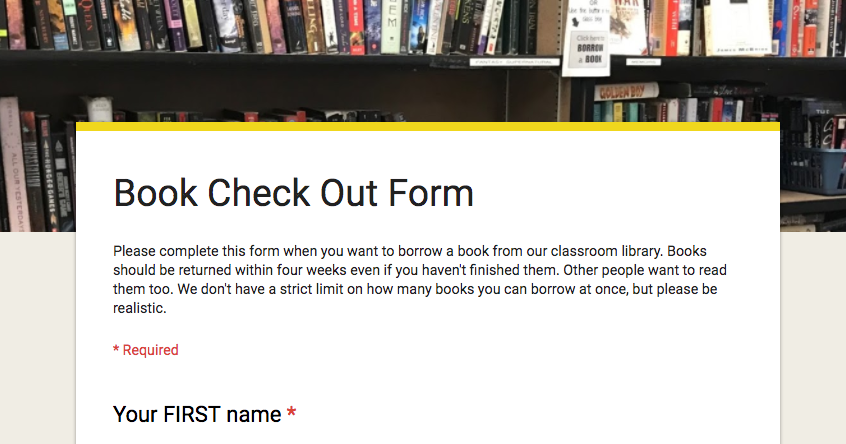 classroom library checkout system www