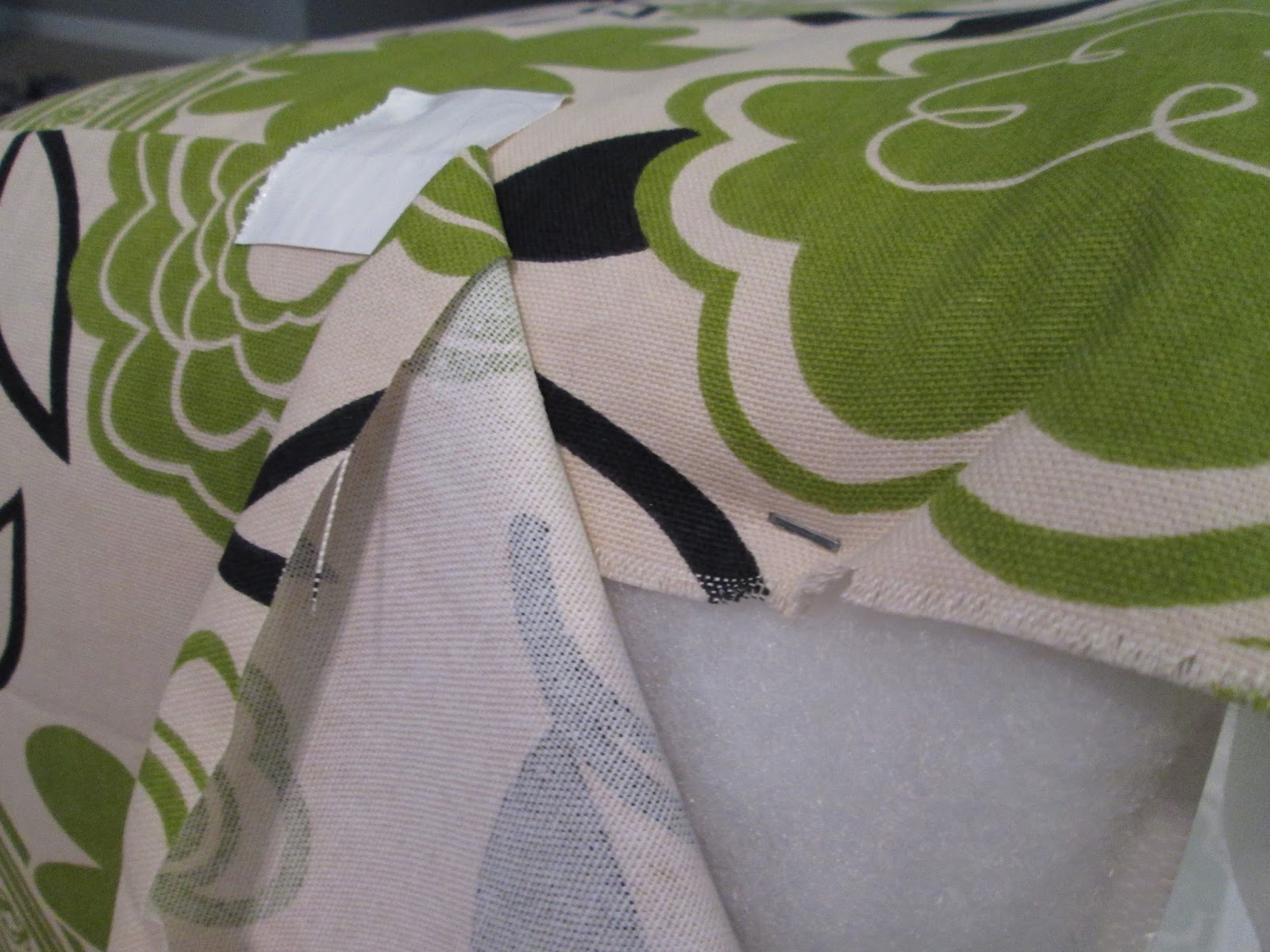 and kitty makes three Project Styrofoam Cooler Ottoman