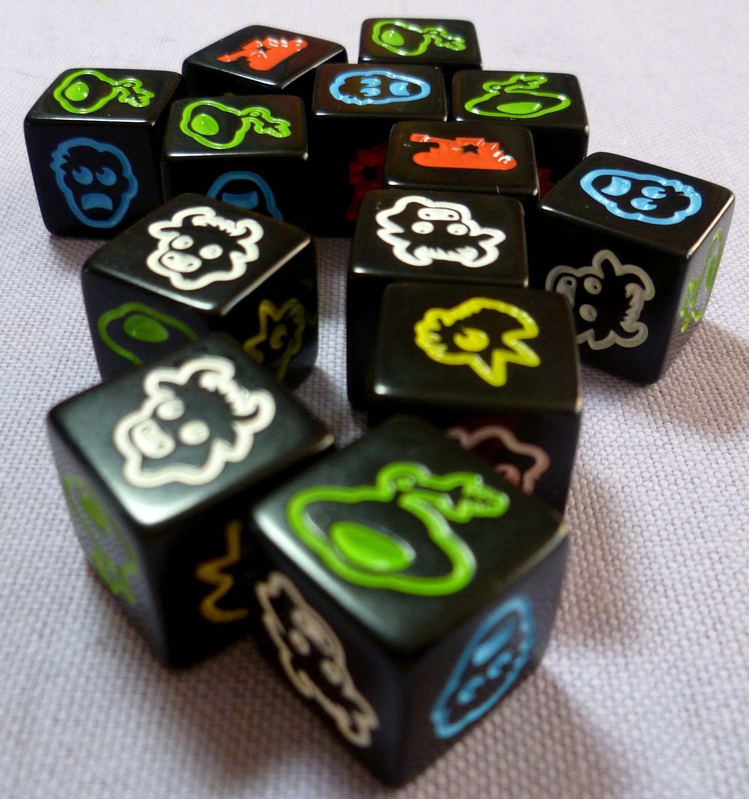 Playing Board Games Martian Dice