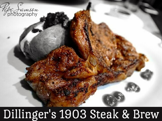 Dinner at Dillinger's 1903 Steak & Brew