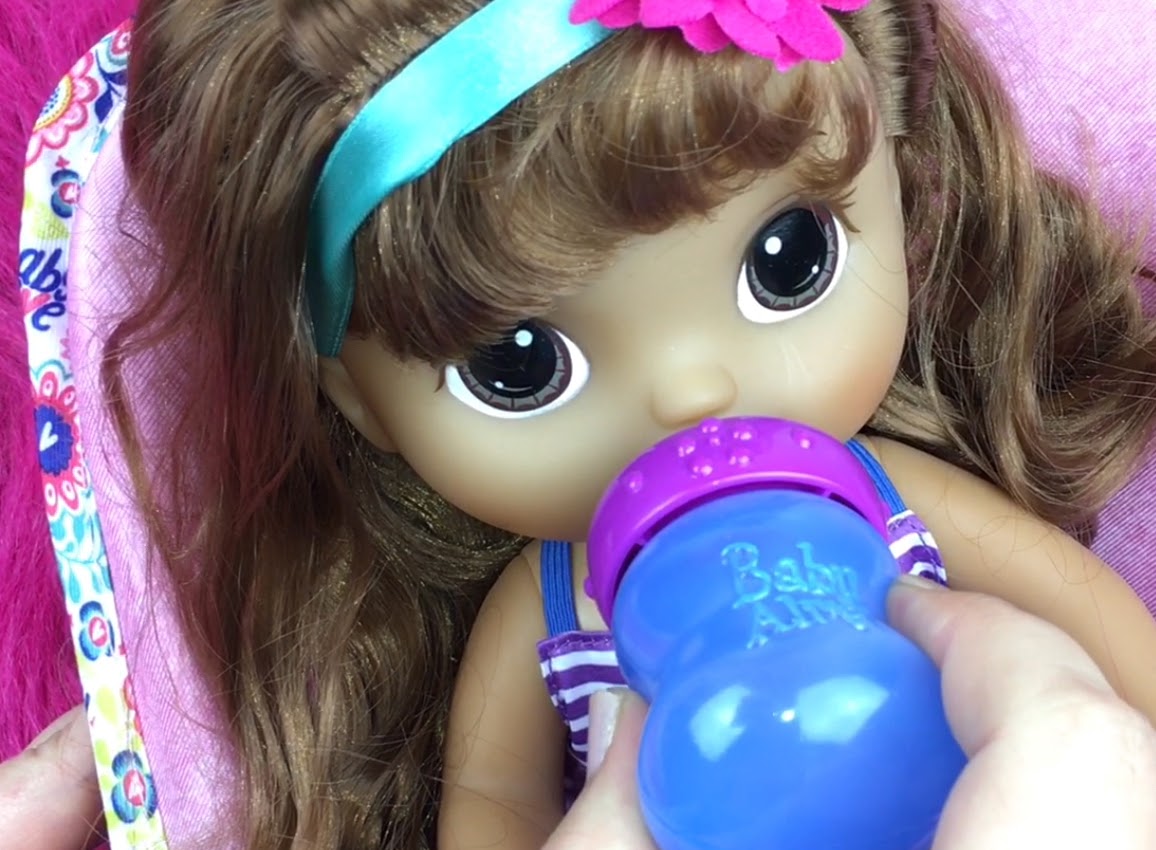 Fun with Baby Alive Baby Alive Cute Hairstyles Baby Mae Bottle and