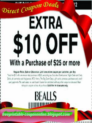 Bealls coupons printable 2018