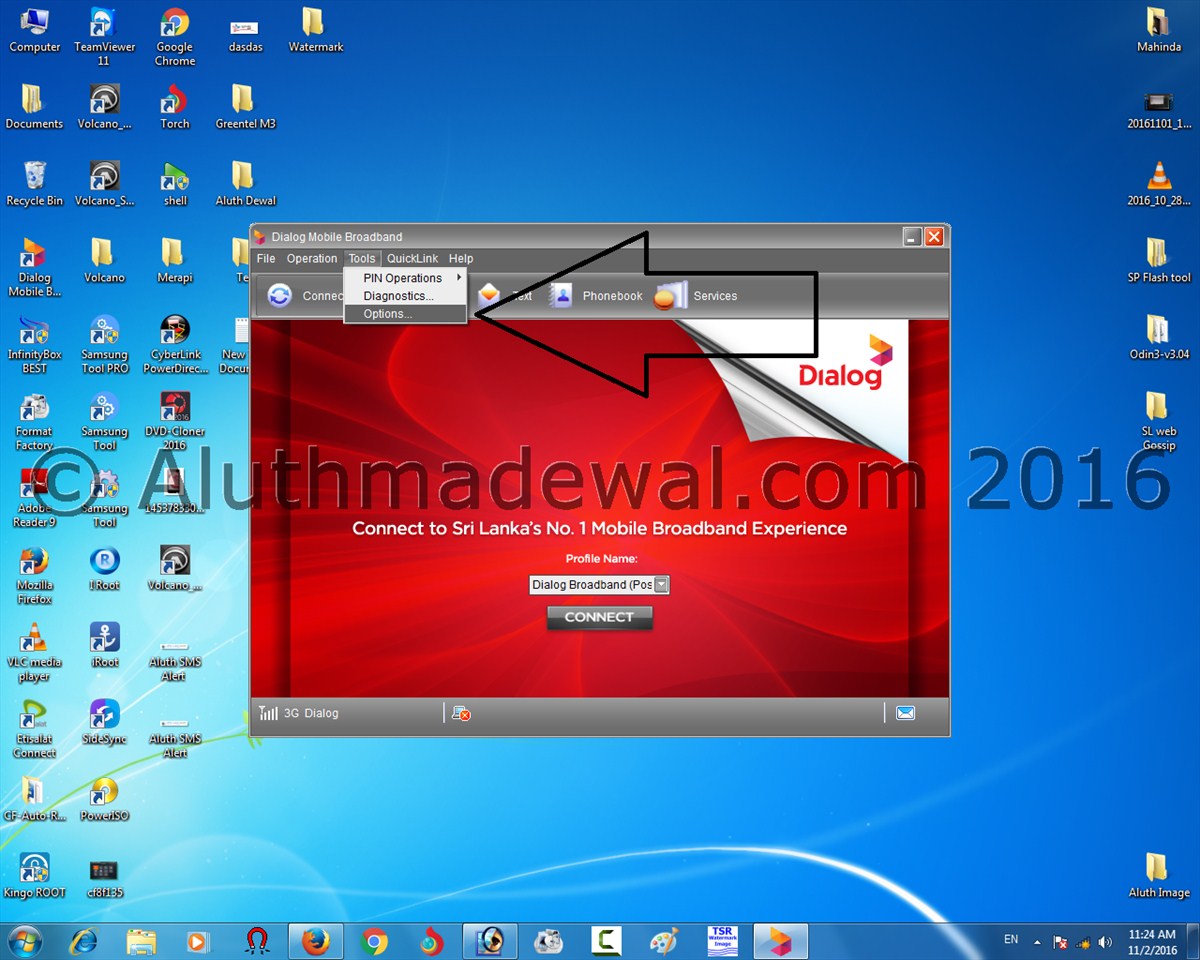 How To fix 3G Problem On your Dialog Dongle Aluthma Dewal