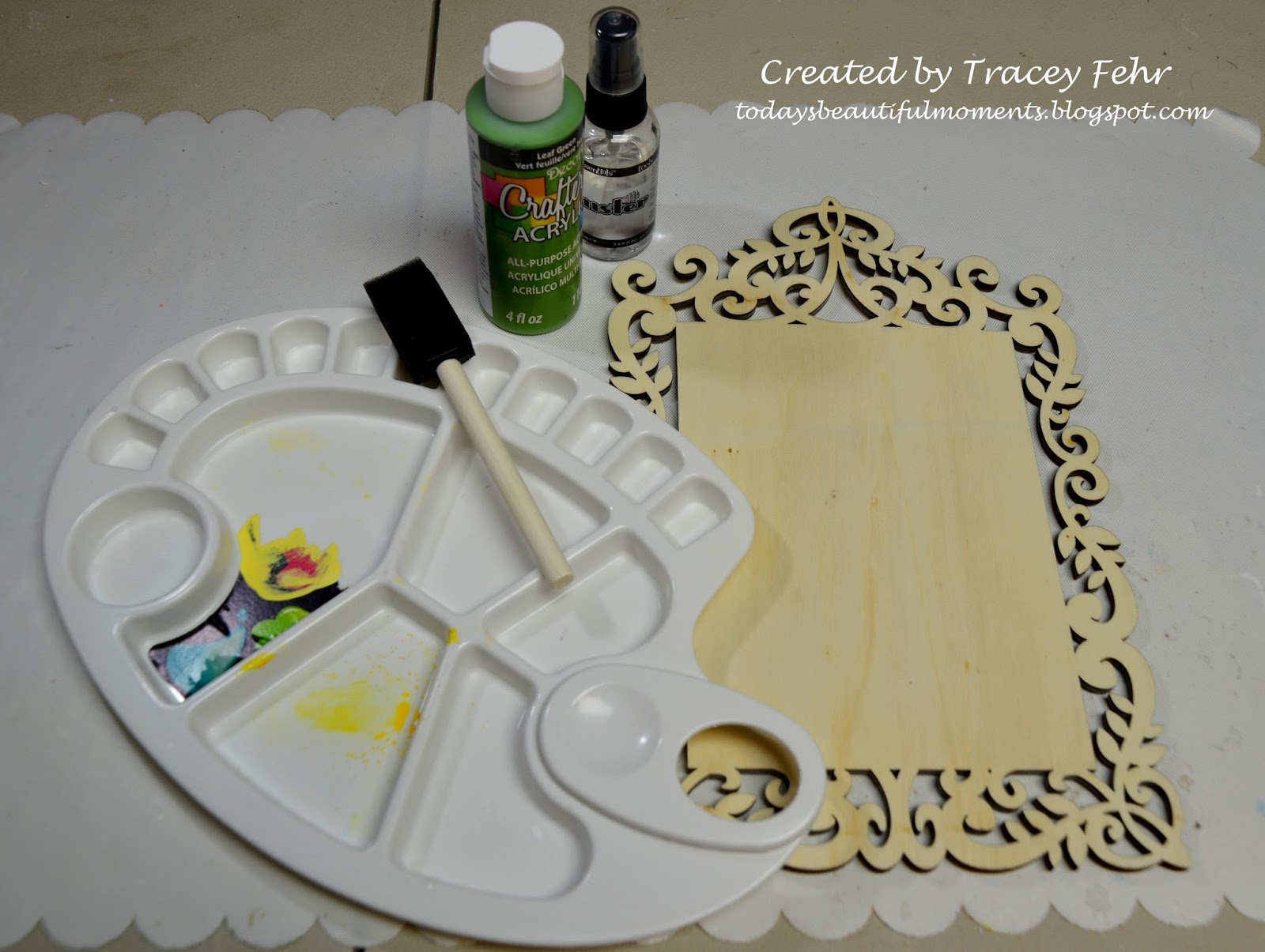 Do It Yourself Home Decor Wall Plaque Today's Beautiful Moments