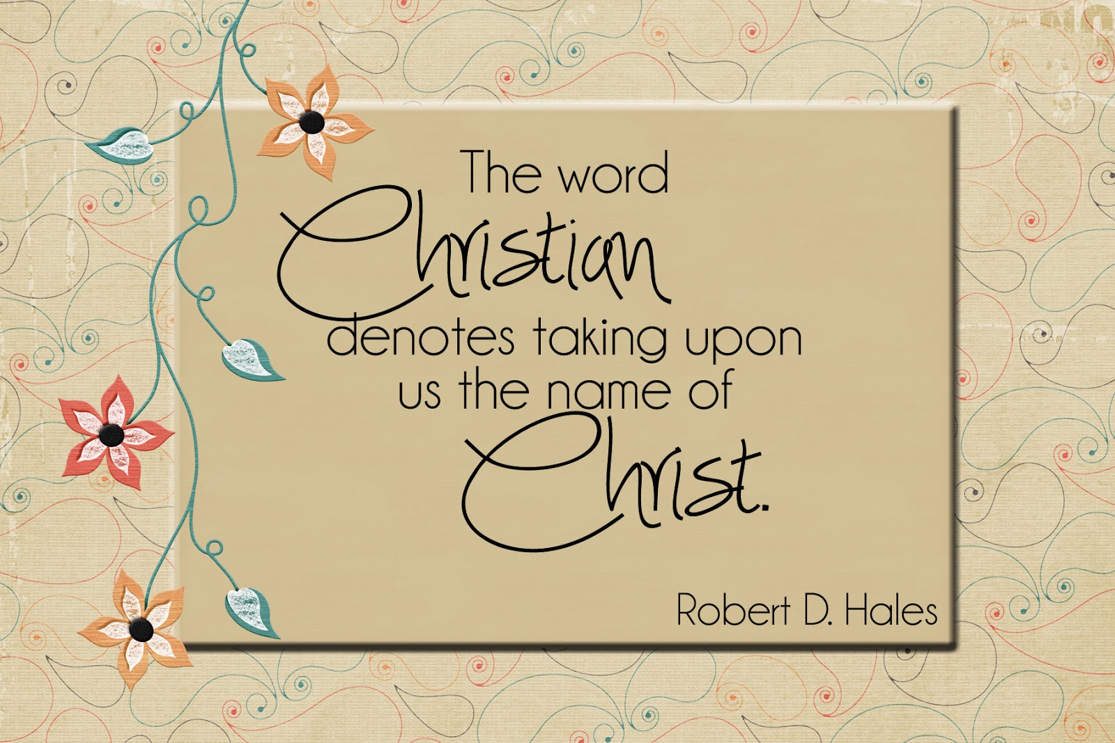 LDS Handouts Ordinances & Covenants What does it mean to take upon