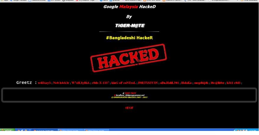 Google Malaysia hacked by Bangladeshi hackers