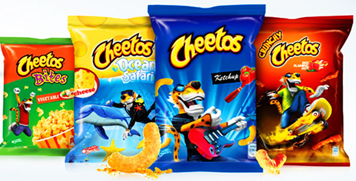 Embalagem Cheetos 22g - Fundo do Mar