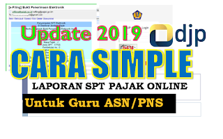 cara laporan spt online efilling guru