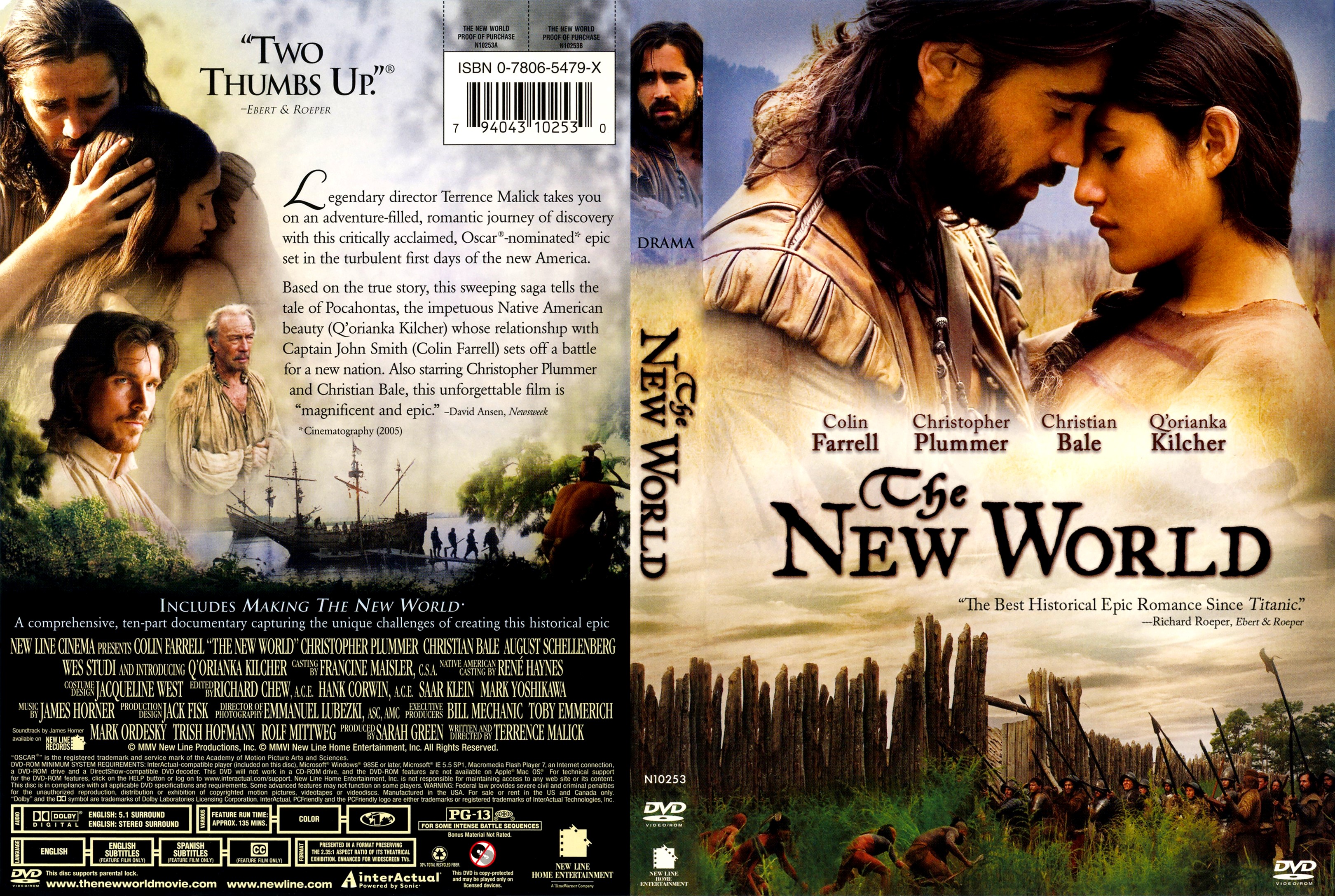 Film The New World The New World DVD Cover | Cover Addict - Free DVD, Bluray Covers and