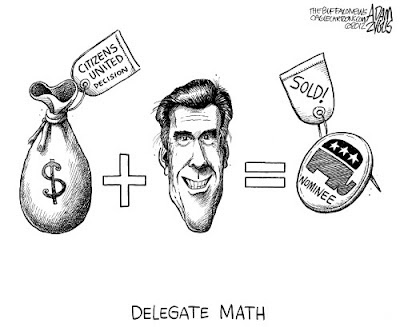 Romney political cartoon