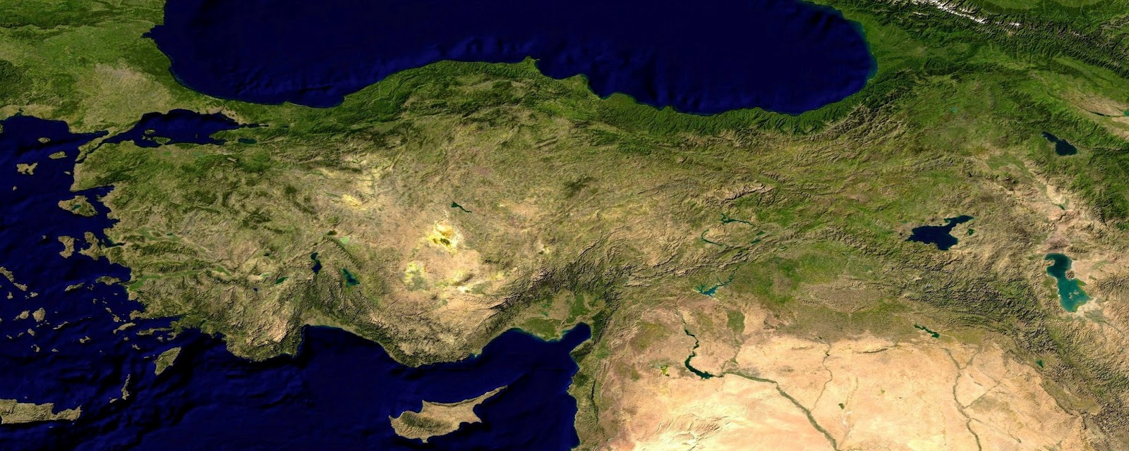 Physical Political Map Of Turkey - Map of world