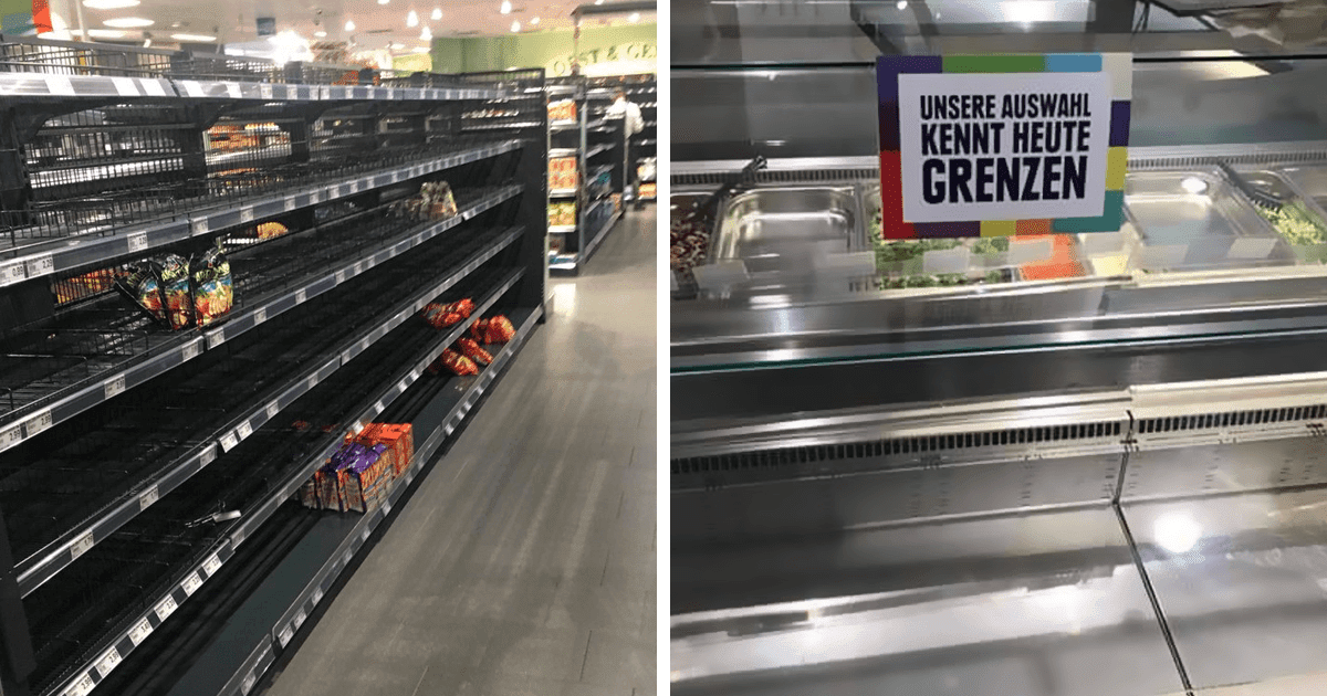 German Supermarket Removes All Foreign Products In An Effort To Fight Racism... The Result Is Thought-Provoking!