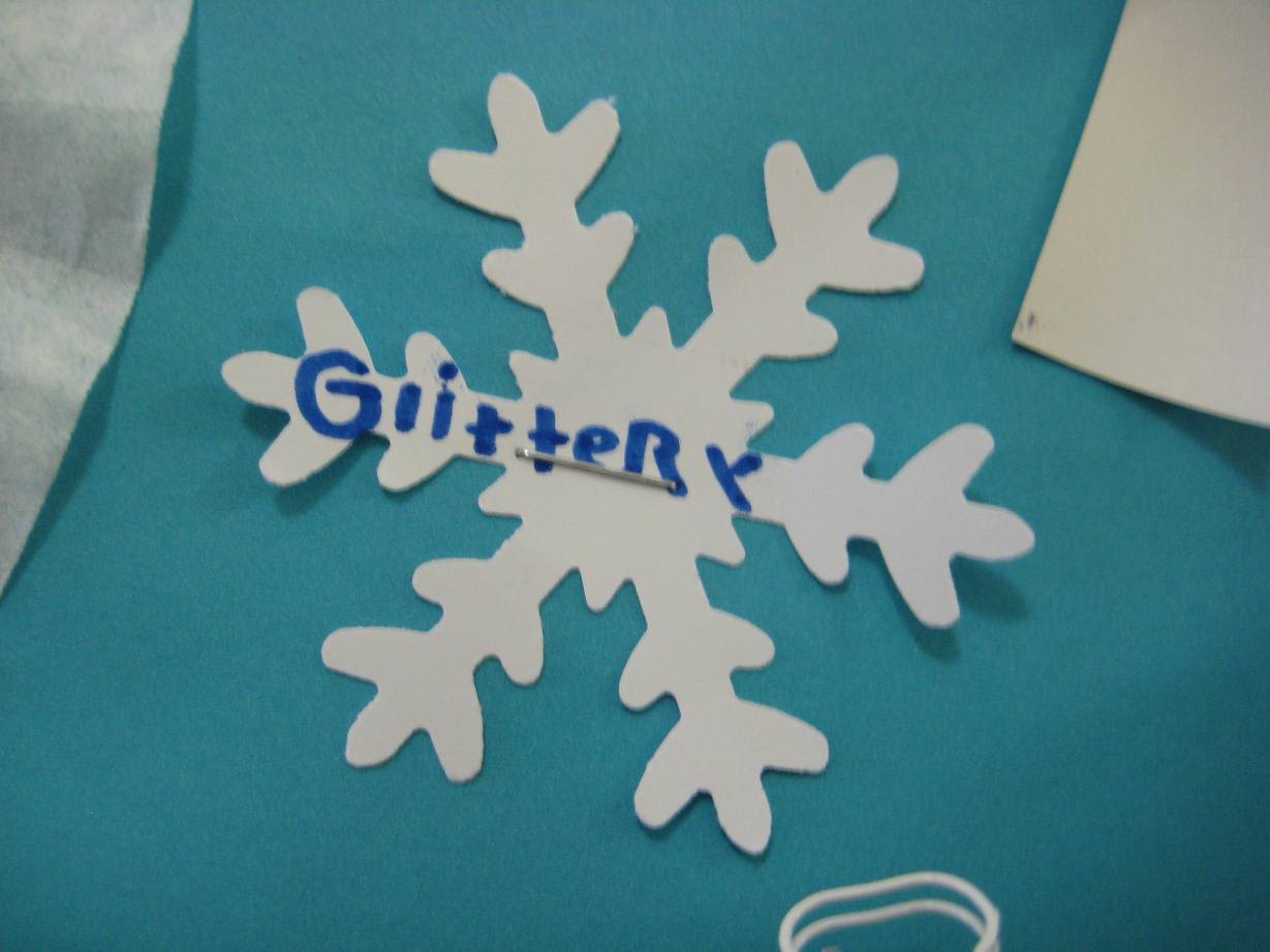 ms. brown's classroom 100 Words for Snow