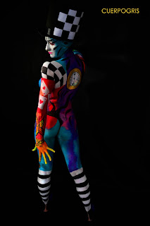 CUERPOS PINTADOS BODYPAINT ALICIA MADNESS