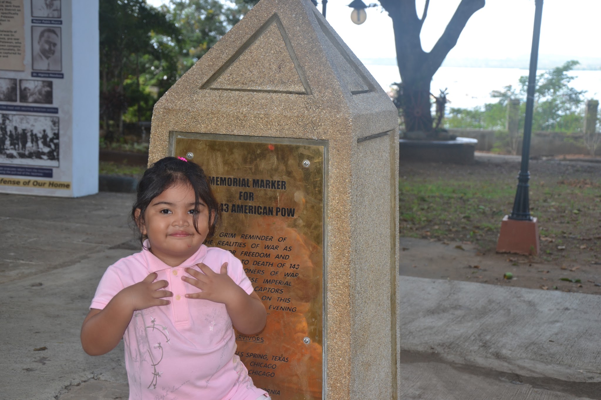 Young Ella visits Plaza Cuartel