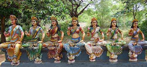 Story of Origin of Seven Divine Mother Goddesses in Hinduism
