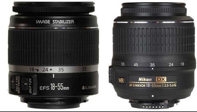 lensa zoom 18-55mm