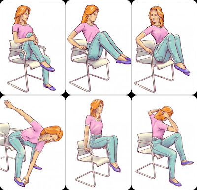Упражнения со стулом для похудения живота в домашних условиях